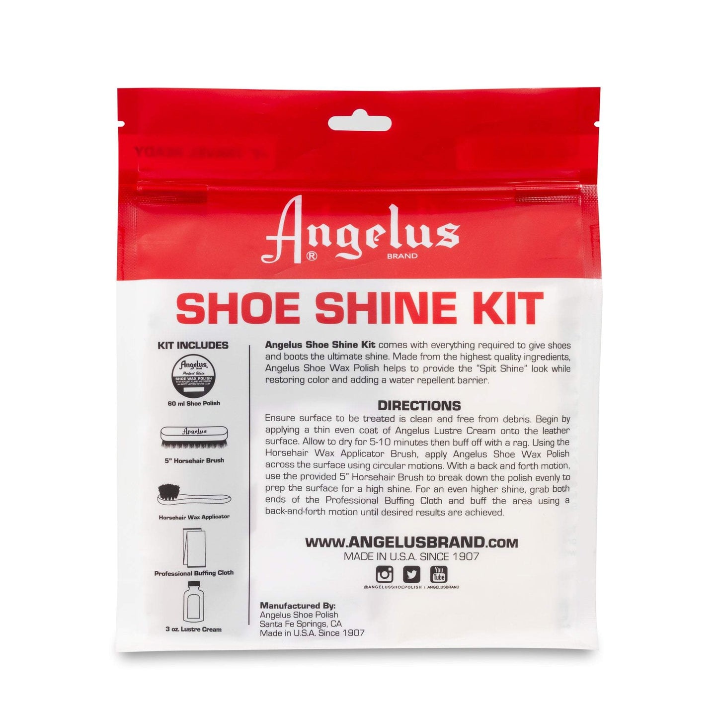 Kit de viaje para calzado Angelus Shoe Shine
