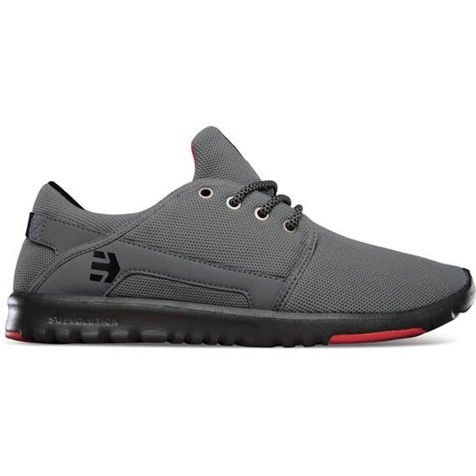 ETNIES SCOUT BLOOM GRIS NEGRO ROJO