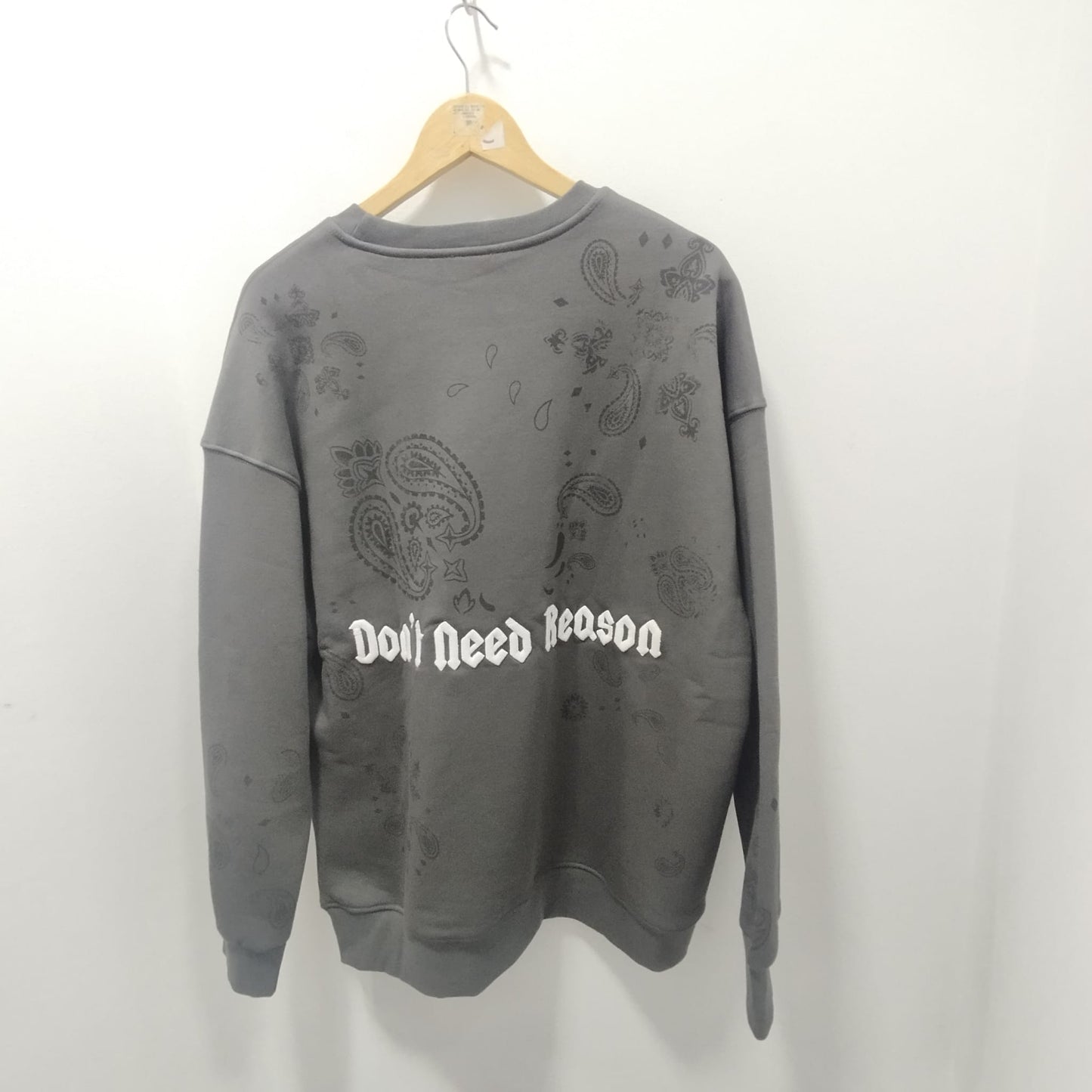 2512 DONT NEED REASON SWEATSHIRT GRIS