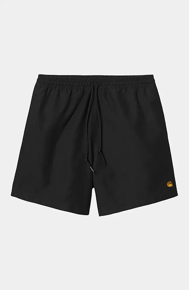 CARHARTT CHASE SWIM TRUNKS BLACK