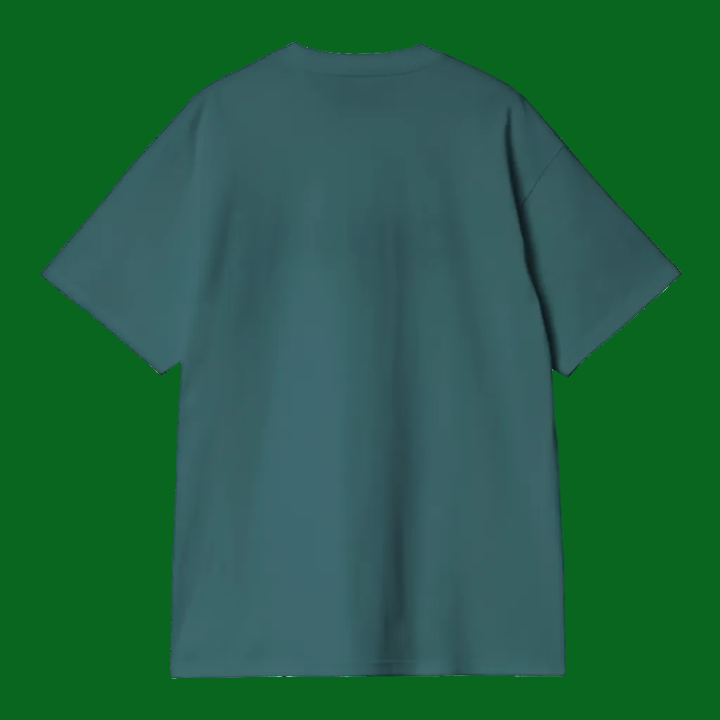 CARHARTT WIP Label Script T-Shirt Verde