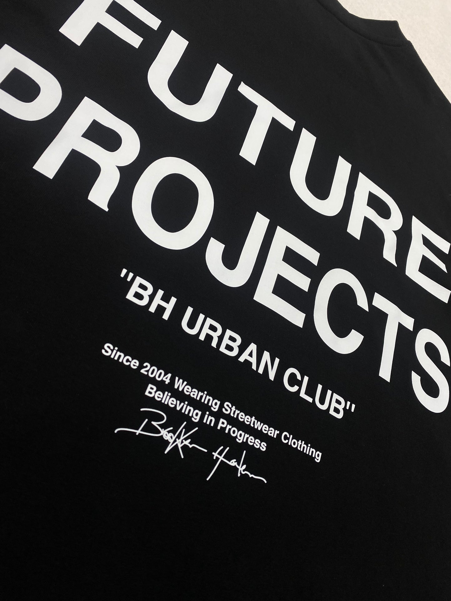 CAMISETA OVERSIZE BH FUTURE PROJECTS Black/White
