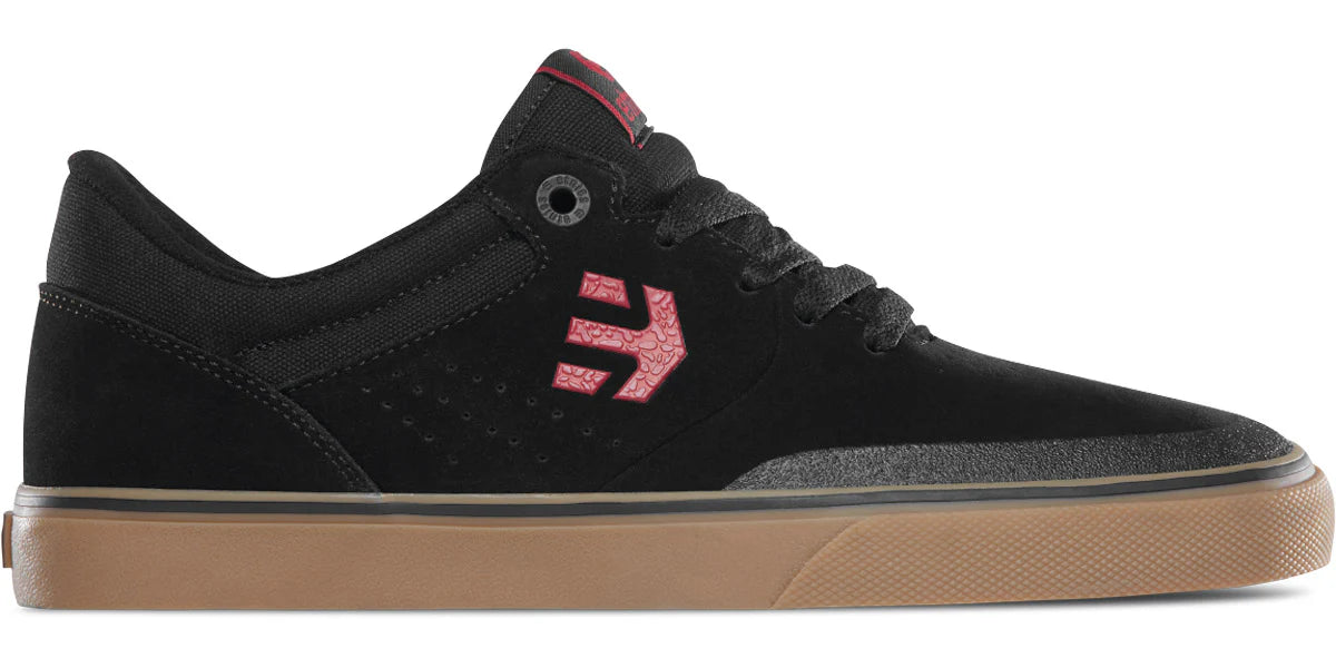 ETNIES MARANA VULC NEGRO ROJO MARRÓN