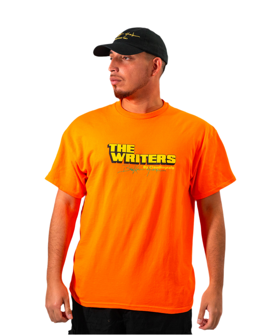 CAMISETA BROOKLYN HARLEM X THE WRITERS NARANJA PRO BH031