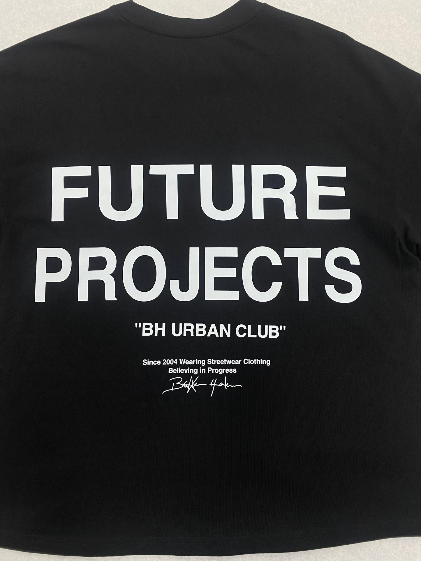 CAMISETA OVERSIZE BH FUTURE PROJECTS Black/White