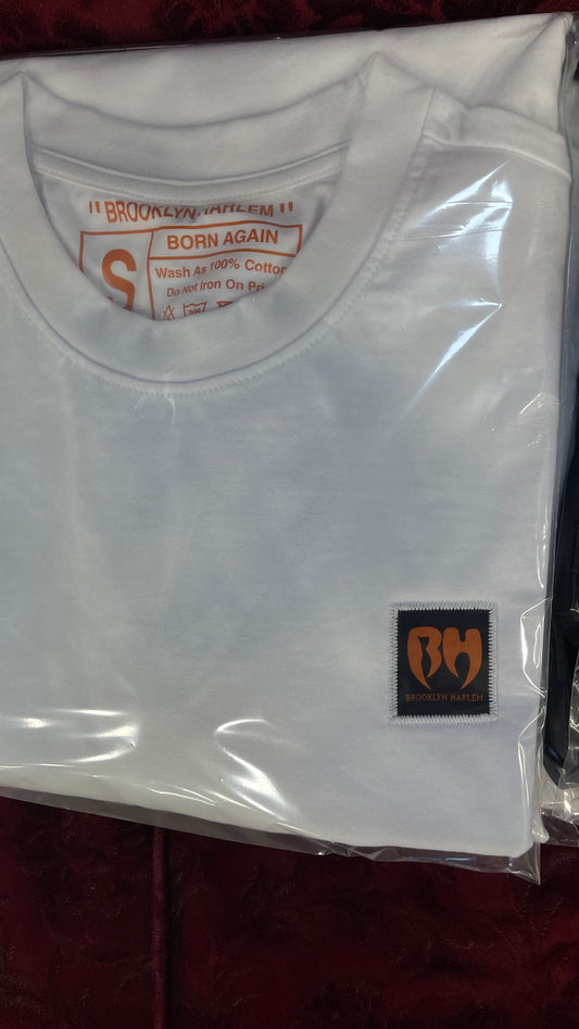 CAMISETA BROOKLYN HARLEM LUXURY PATCH BLANCO BH035