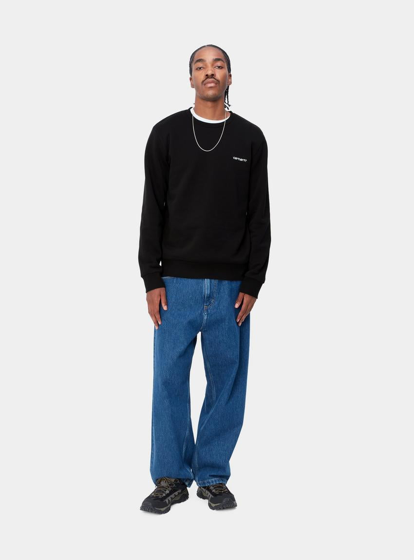 Script Embroidery Sweatshirt