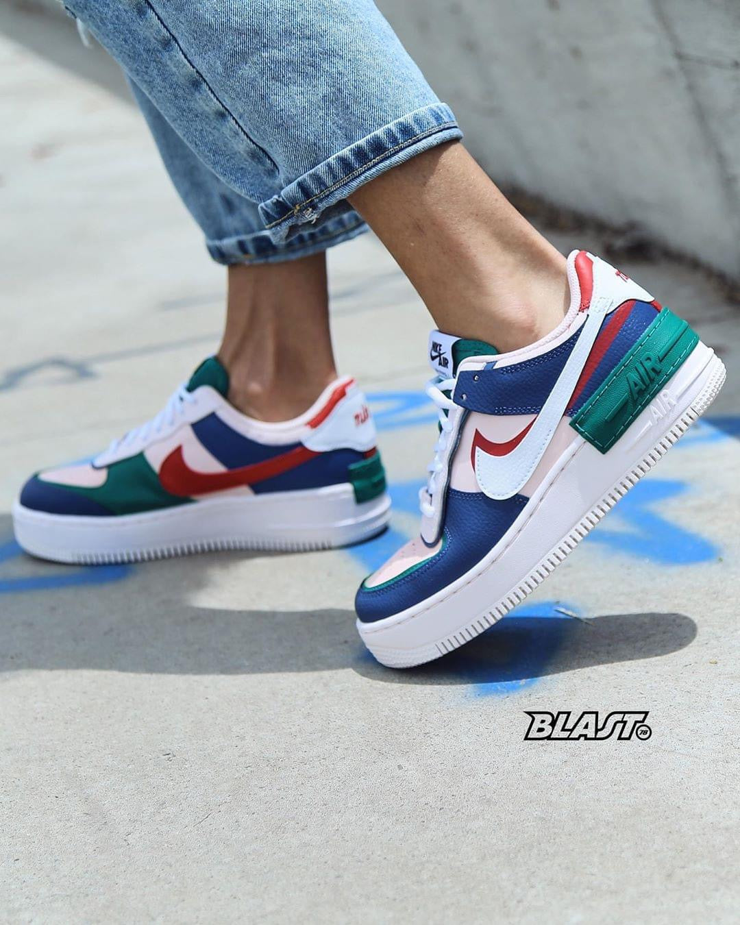 NIKE AIR FORCE 1 LOW SHADOW MYSTIC NAVY WMN'S CI0919-400