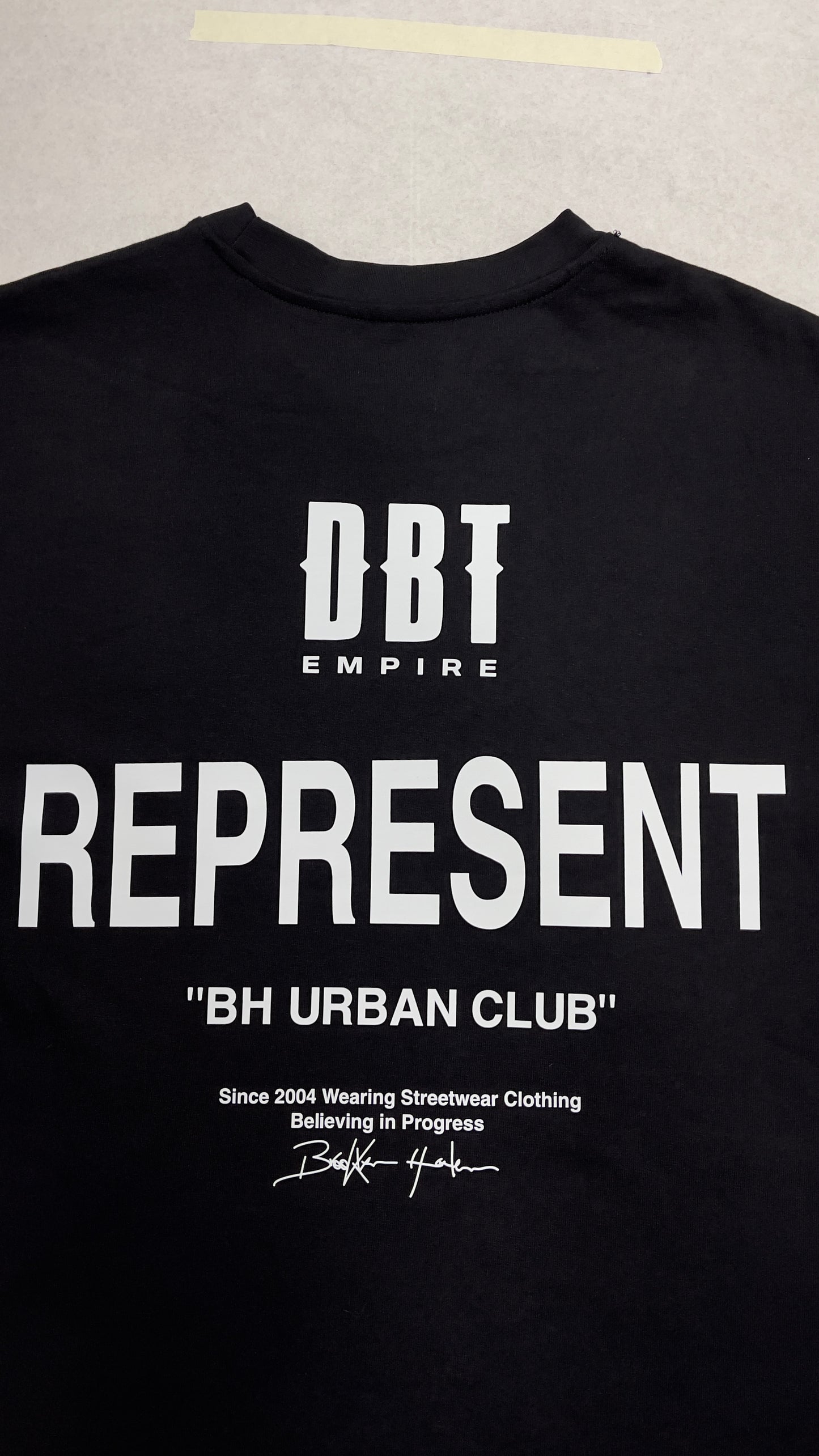 CAMISETA OVERSIZE DBT X BH Black/White