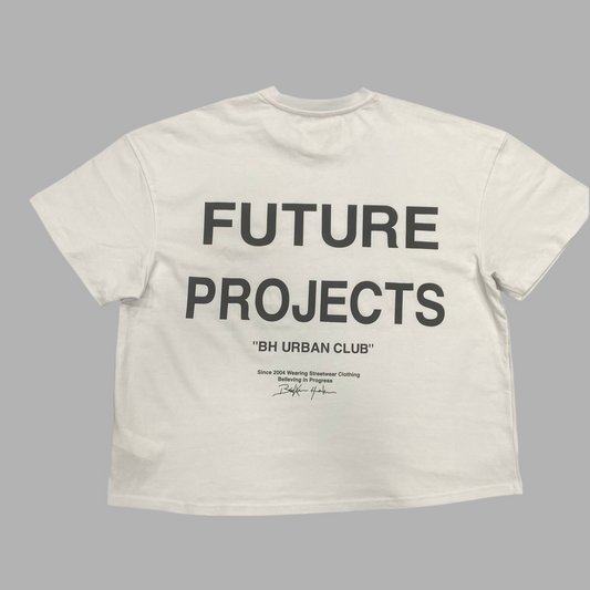CAMISETA OVERSIZES  BH FUTURE PROJECTS White/black