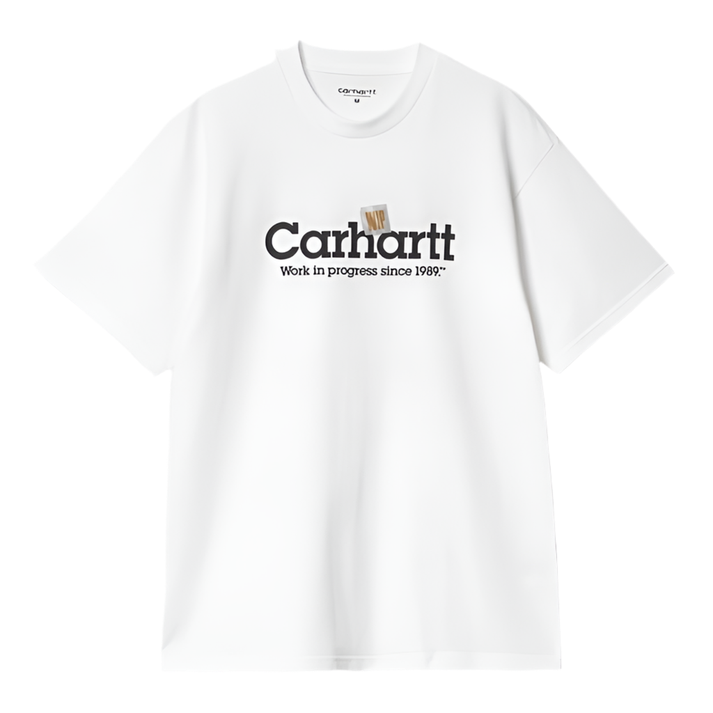 CARHARTT WIP Label Script T-Shirt Blanco