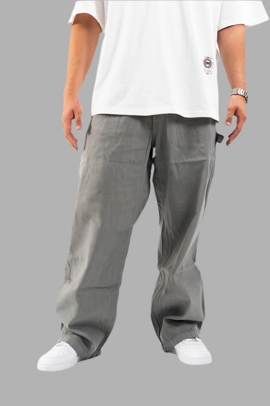 BROOKLYN HARLEM BH 90s Big Boy skater pants Rhino grey