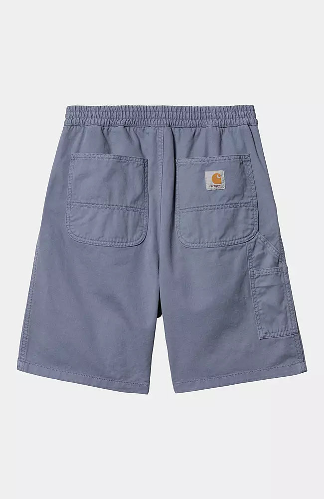 CARHARTT FLINT SHORT BAY BLUE GARMENT DYED