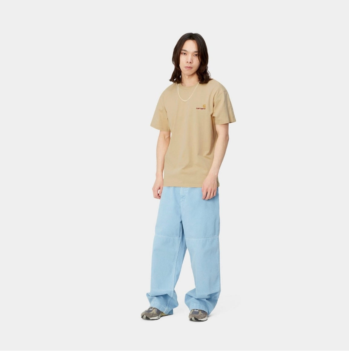 CARHARTT WIP AMERICAN SCRIPT MARRÓN RATTAN