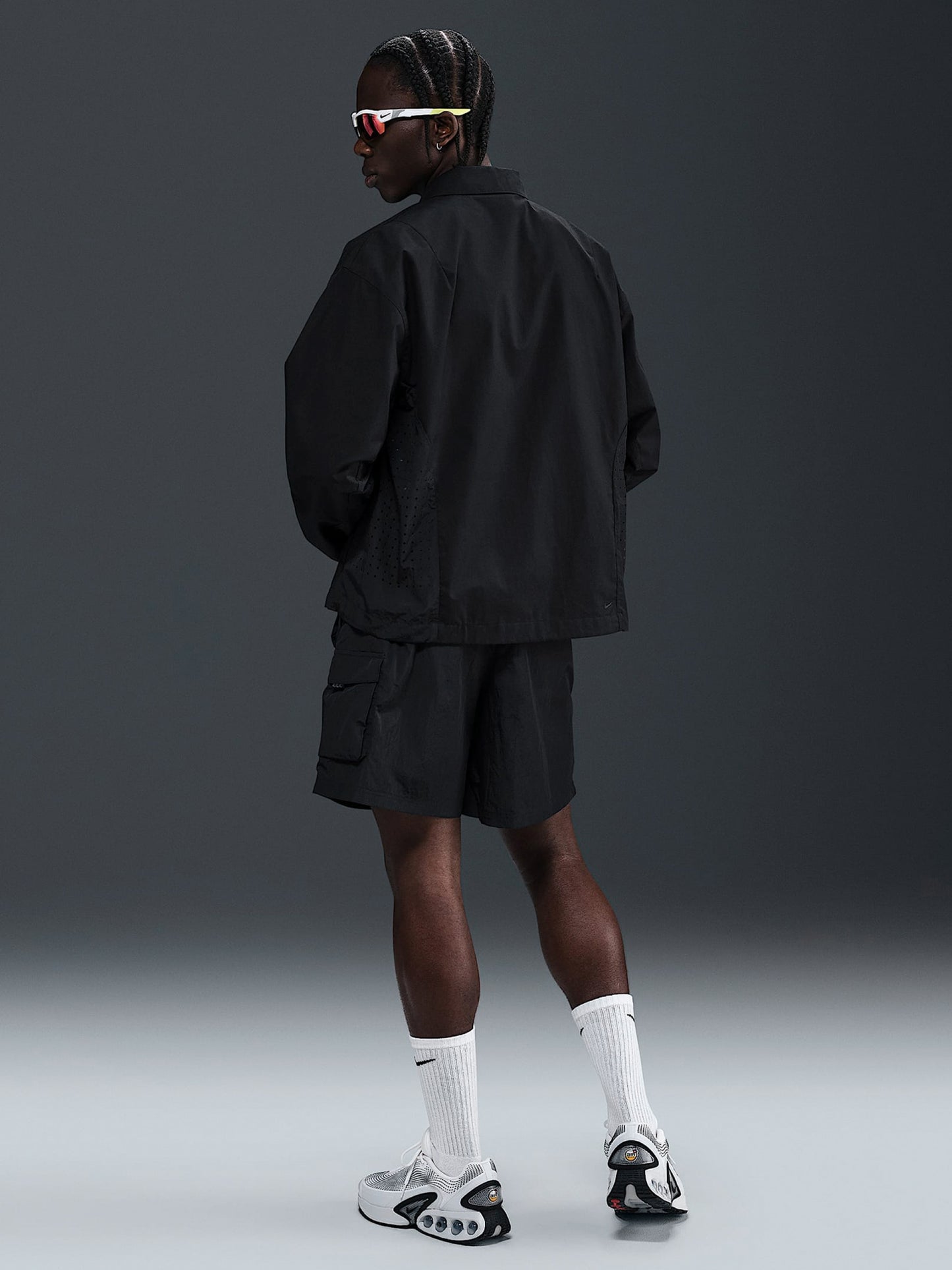 Pantalones Cortos Nike Tech Woven Cargo Negros Para Hombre