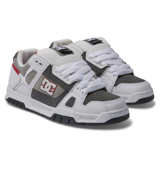 DC SHOE STAG WHITE/GREY/GREY
