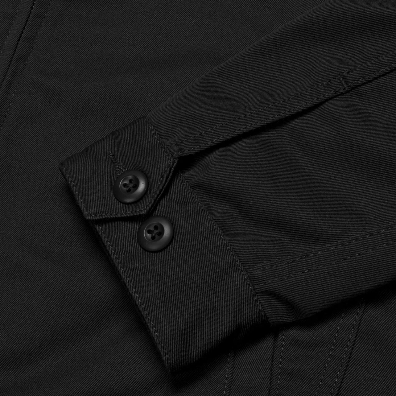 CHAQUETA CARHARTT WIP MODULAR JACKET NEGRO RINSED