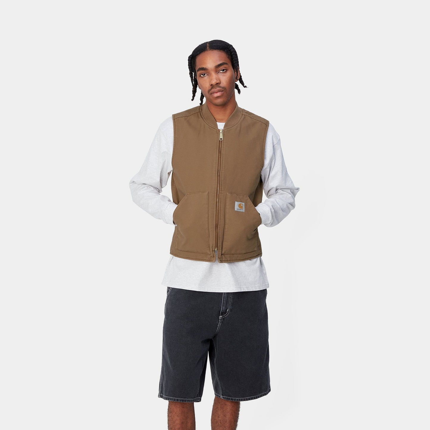 CARHARTT WIP CLASSIC VEST HAMILTON BROWN