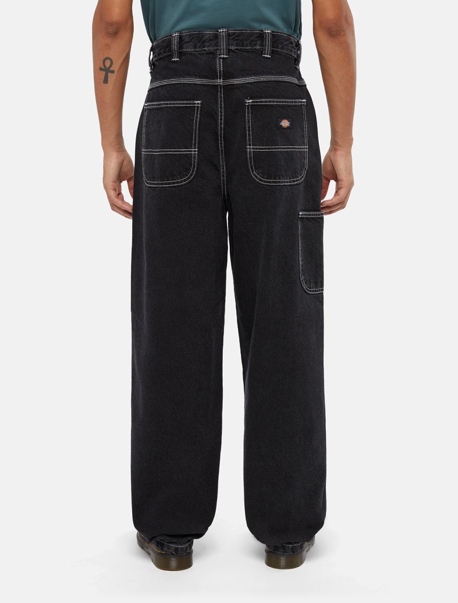 DICKIES MADISON BAGGY FIT DENIM NEGRO LAVADO