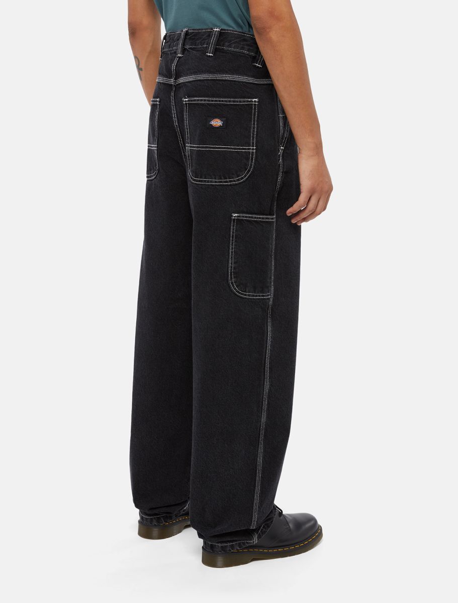 DICKIES MADISON BAGGY FIT DENIM NEGRO LAVADO