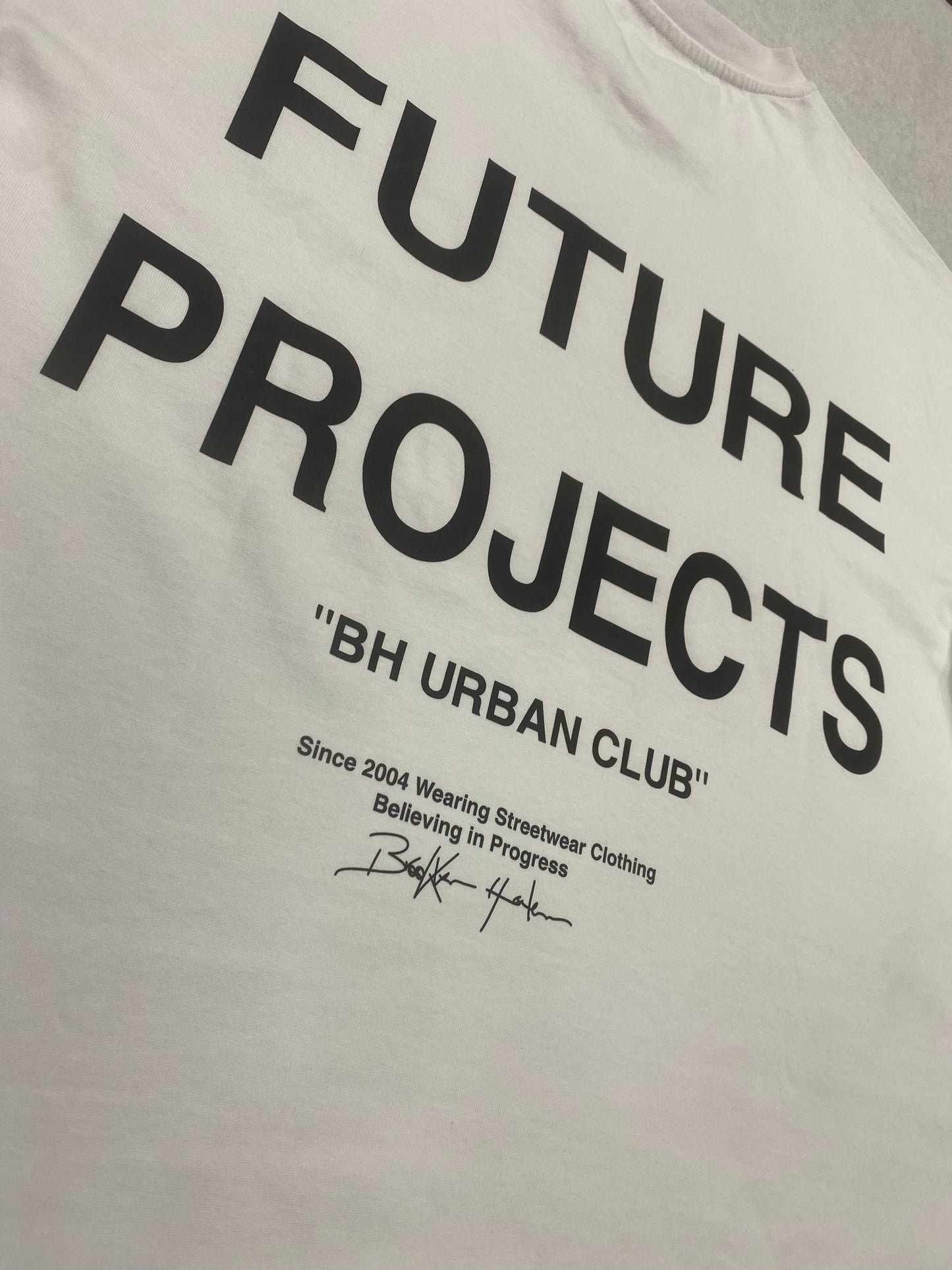 CAMISETA OVERSIZES  BH FUTURE PROJECTS White/black
