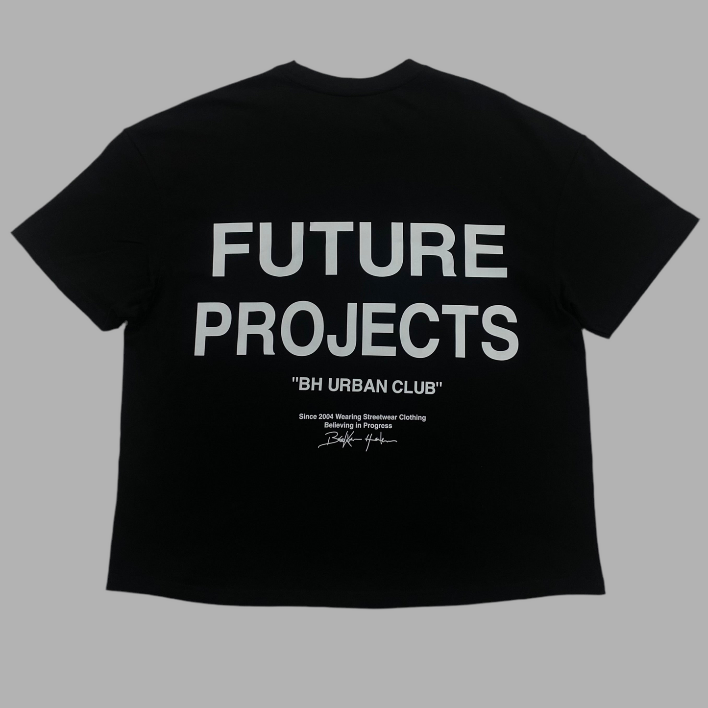 CAMISETA OVERSIZE BH FUTURE PROJECTS Black/White