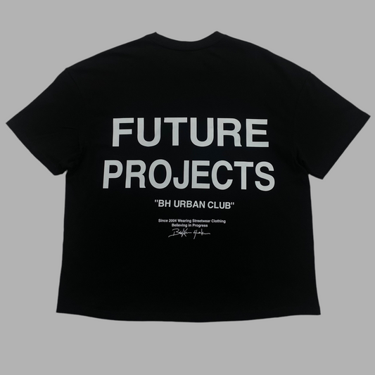 CAMISETA OVERSIZE BH FUTURE PROJECTS Black/White