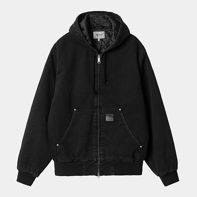 CARHARTT WIP OG ACTIVE Chaqueta Black stone washed
