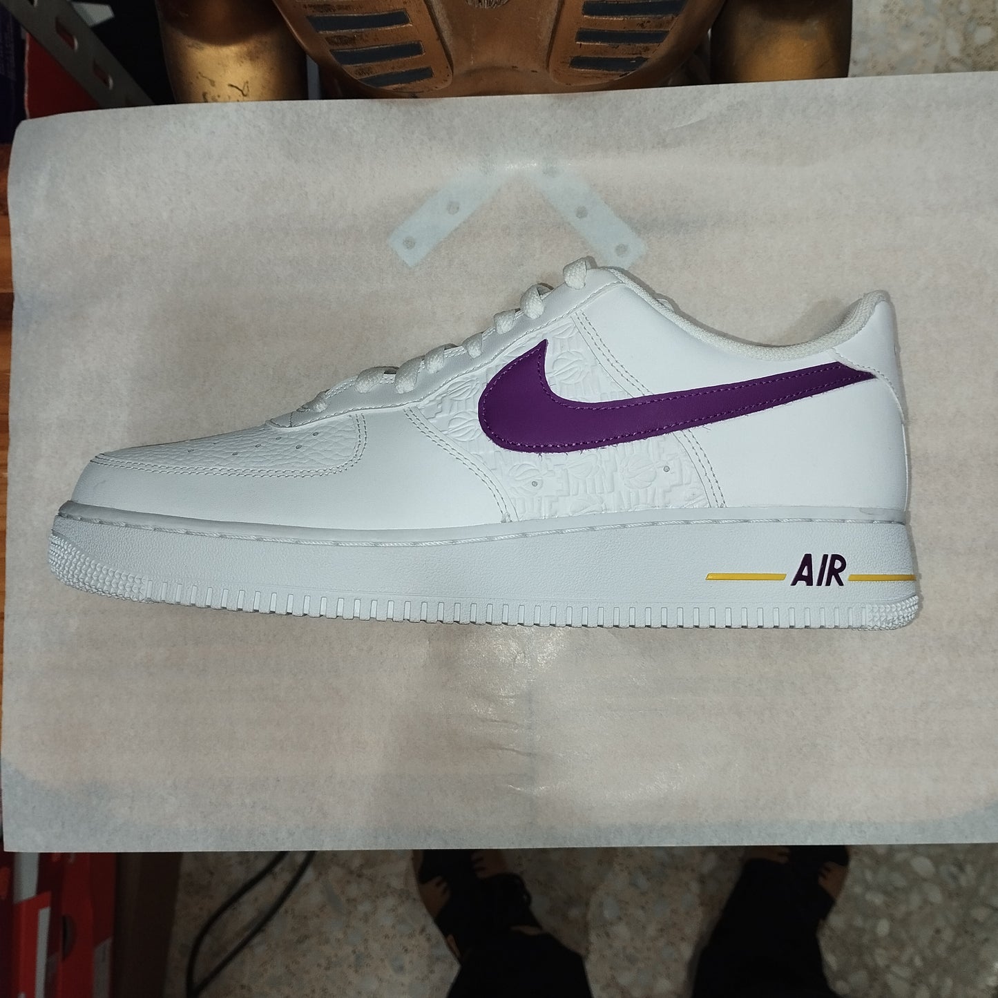 NIKE AIR FORCE 1 0’7 WHITE PURPLE FJ4209-100