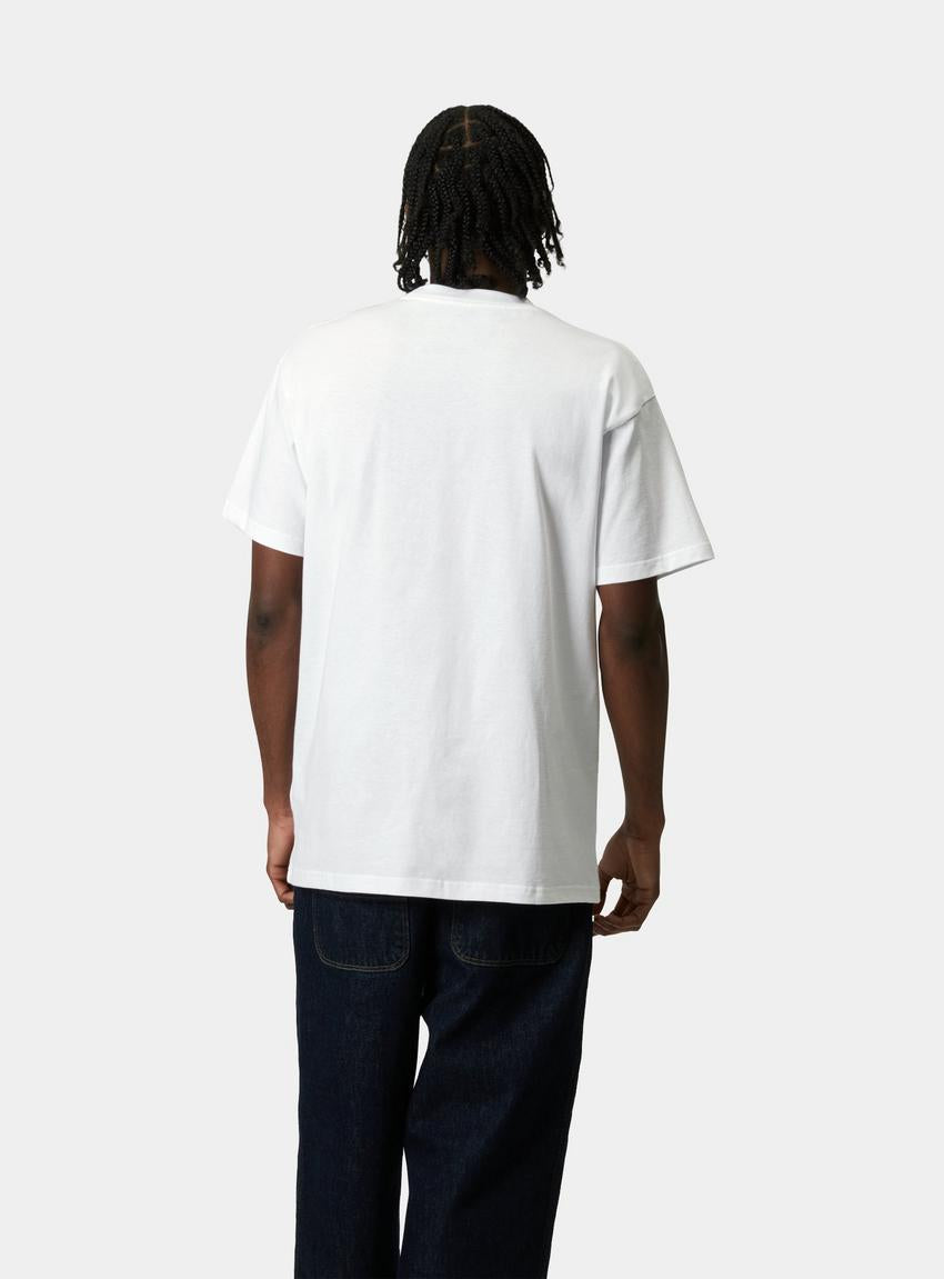 CARHARTT WIP Label Script T-Shirt Blanco