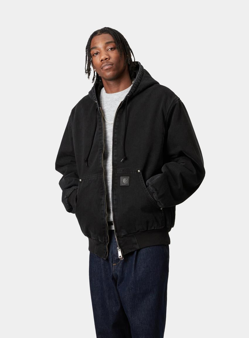 CARHARTT WIP OG ACTIVE Chaqueta Black stone washed