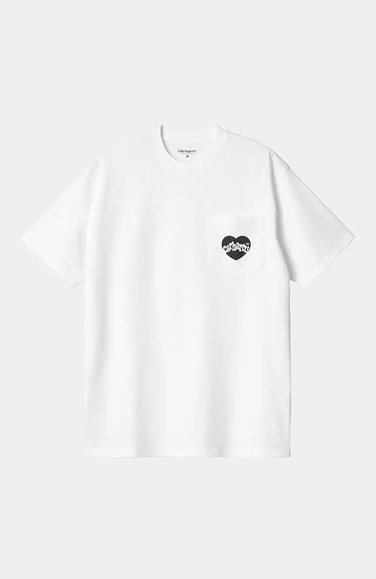 CARHARTT WIP AMOUR POCKET BLANCO NEGRO