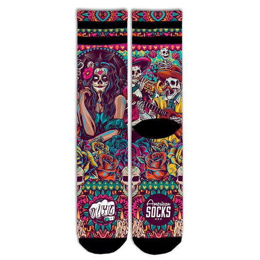 AMERICAN SOCKS “DIA DE LOS MUERTOS” MID HIGH