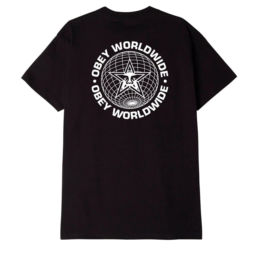 OBEY WORLDWIDE GLOBE NEGRO