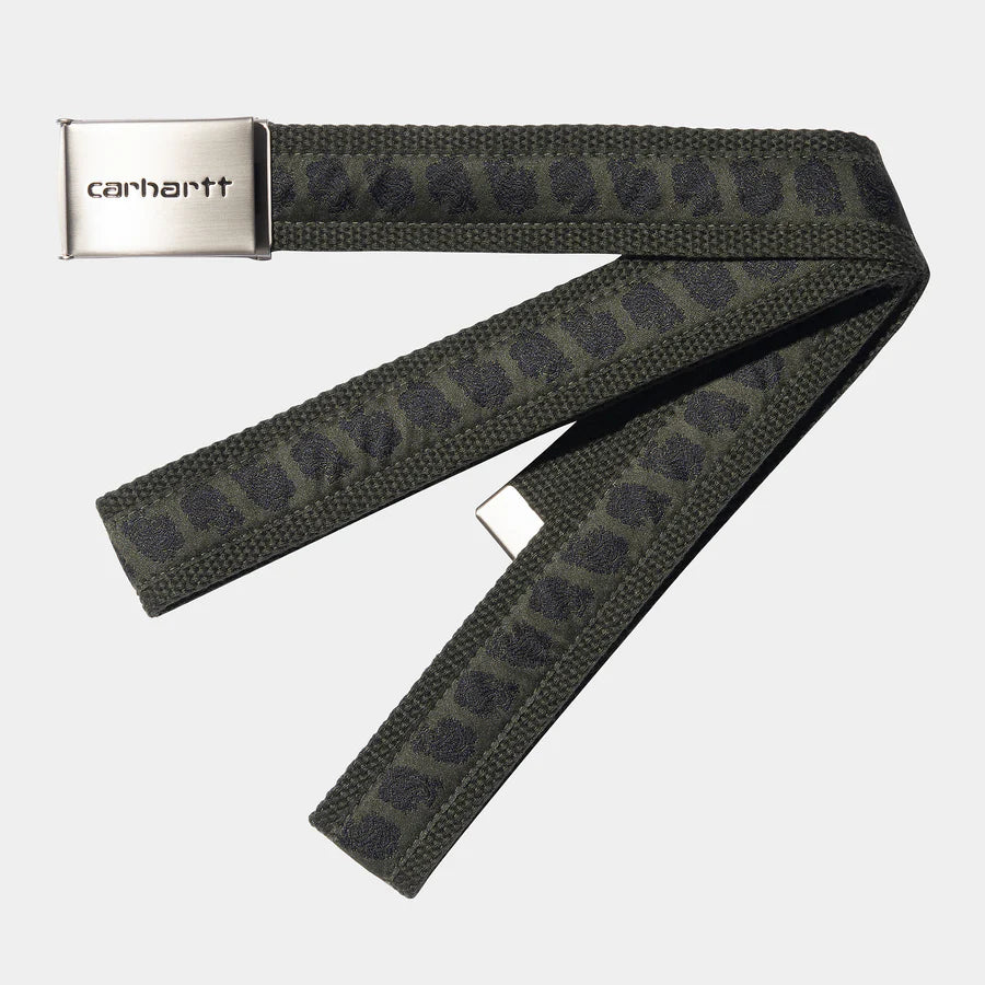 CARHARTT WIP CLIP BELT PAISLEY JACQUARD, PLANT