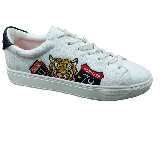 GOOD FOR NOTHING TIGER EMBROIDERY BLANCO