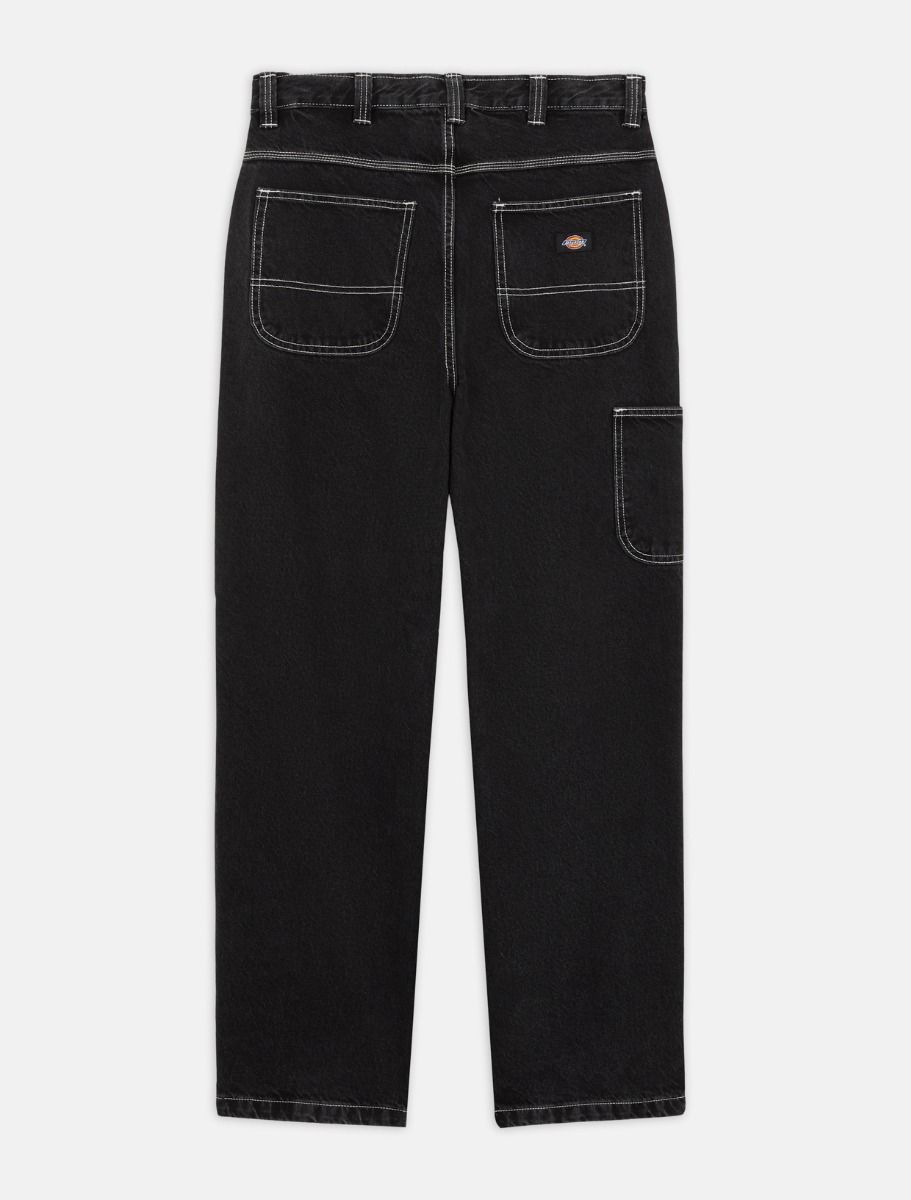 DICKIES MADISON BAGGY FIT DENIM NEGRO LAVADO