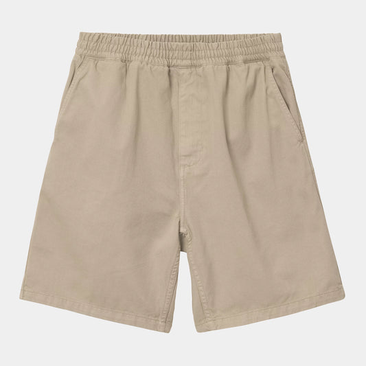 CARHARTT WIP FLINT SHORT WALL BEIGE GARMENT DYED