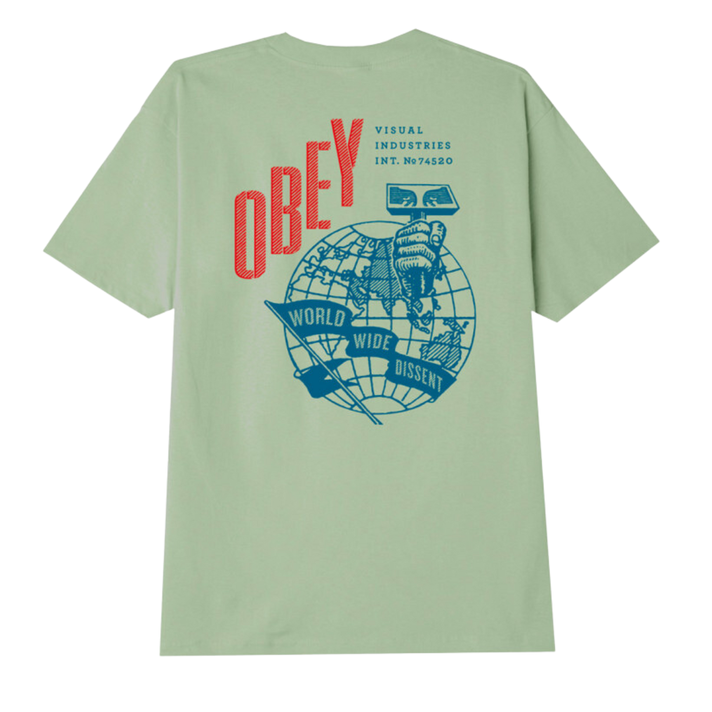 OBEY HAMMER GLOBE VERDE CUCUMBER