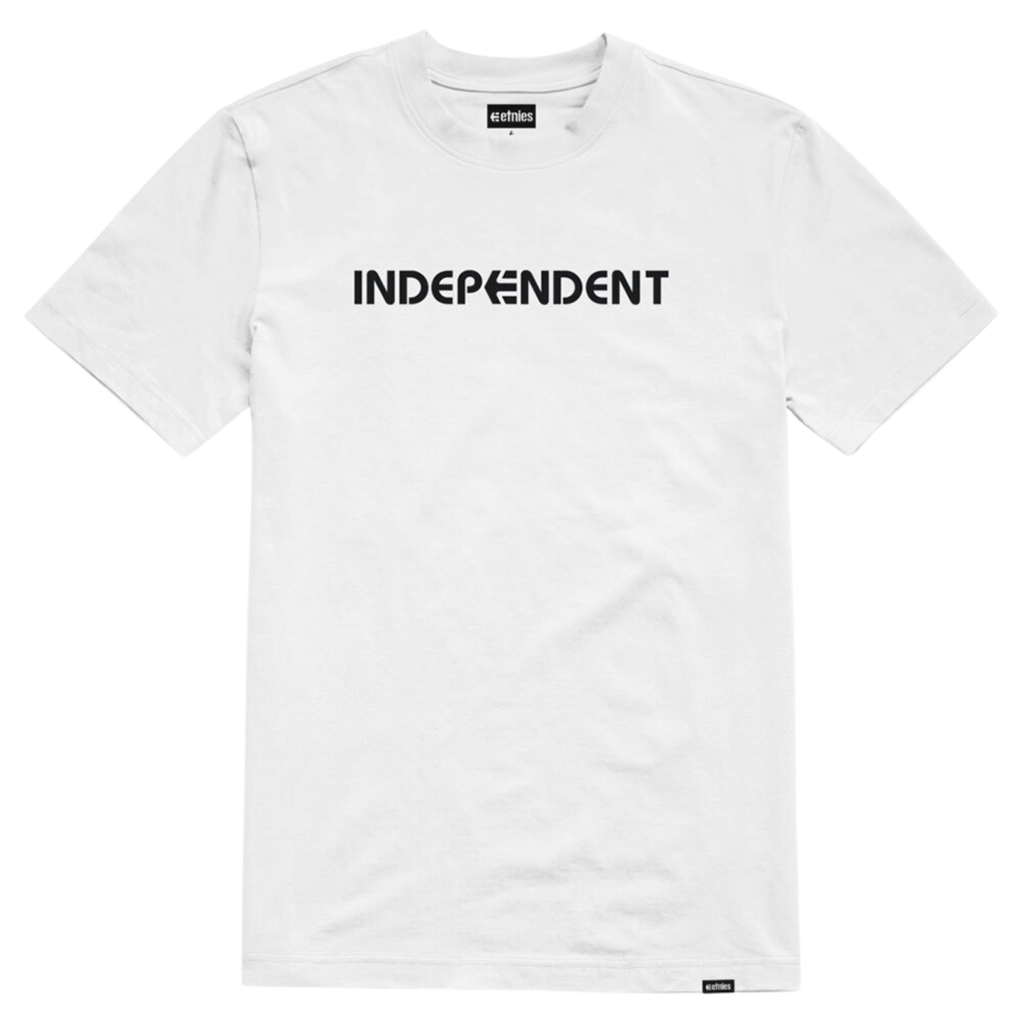 ETNIES X INDEPENDENT WHITE S/S LOGO