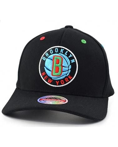 MITCHELL AND NESS NBA RGB REDLINE SNAPBACK NETS