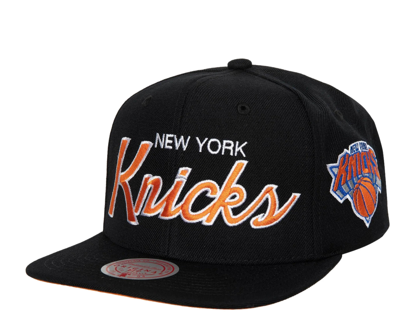 MITCHELL AND NESS NBA TEAM SCRIPT 2.0 SNAPBACK KNICKS