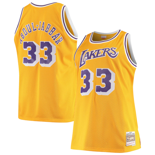 MITCHELL & NESS SWINGMAN JERSEY LOS ANGELES LAKERS 1984-85 KAREEM ABDUL-JABBAR