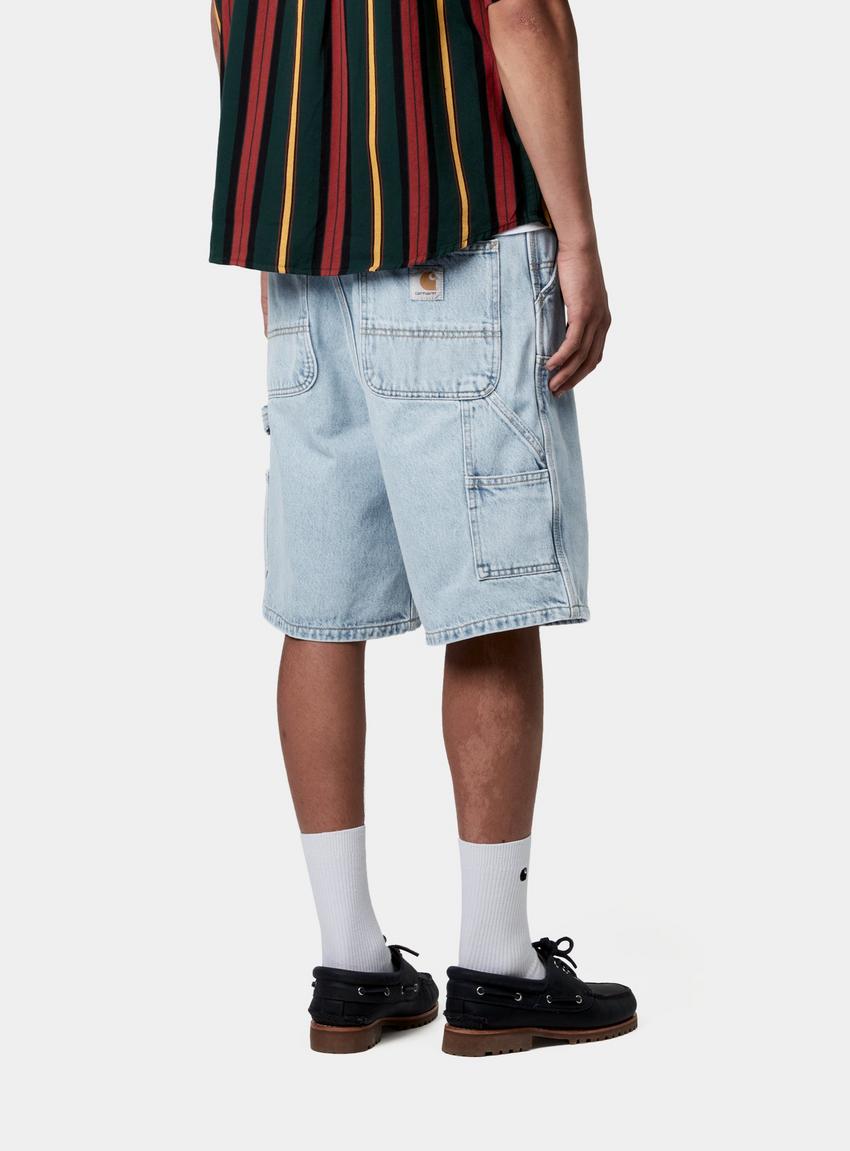Carhartt wip Double Knee Short       blue /heavy Stone