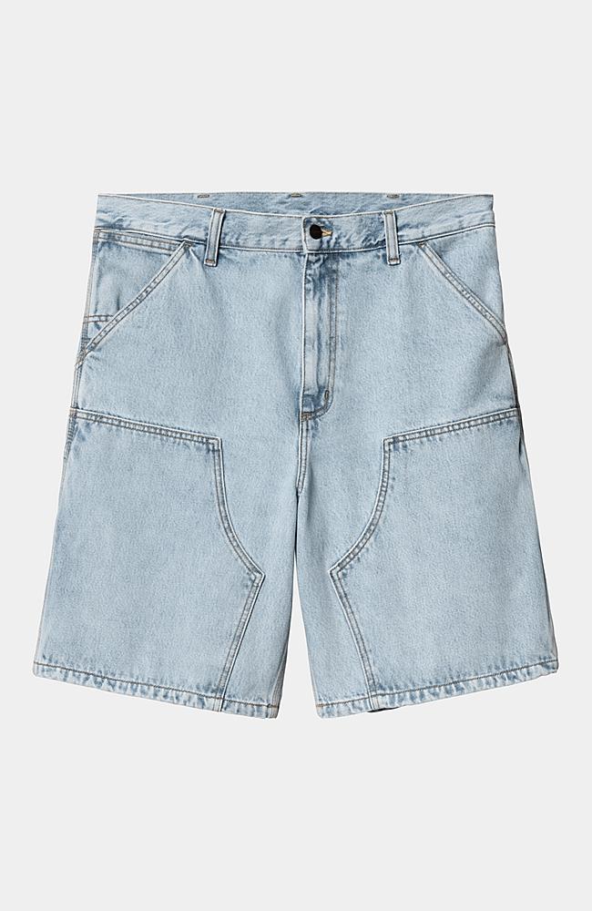 Carhartt wip Double Knee Short       blue /heavy Stone