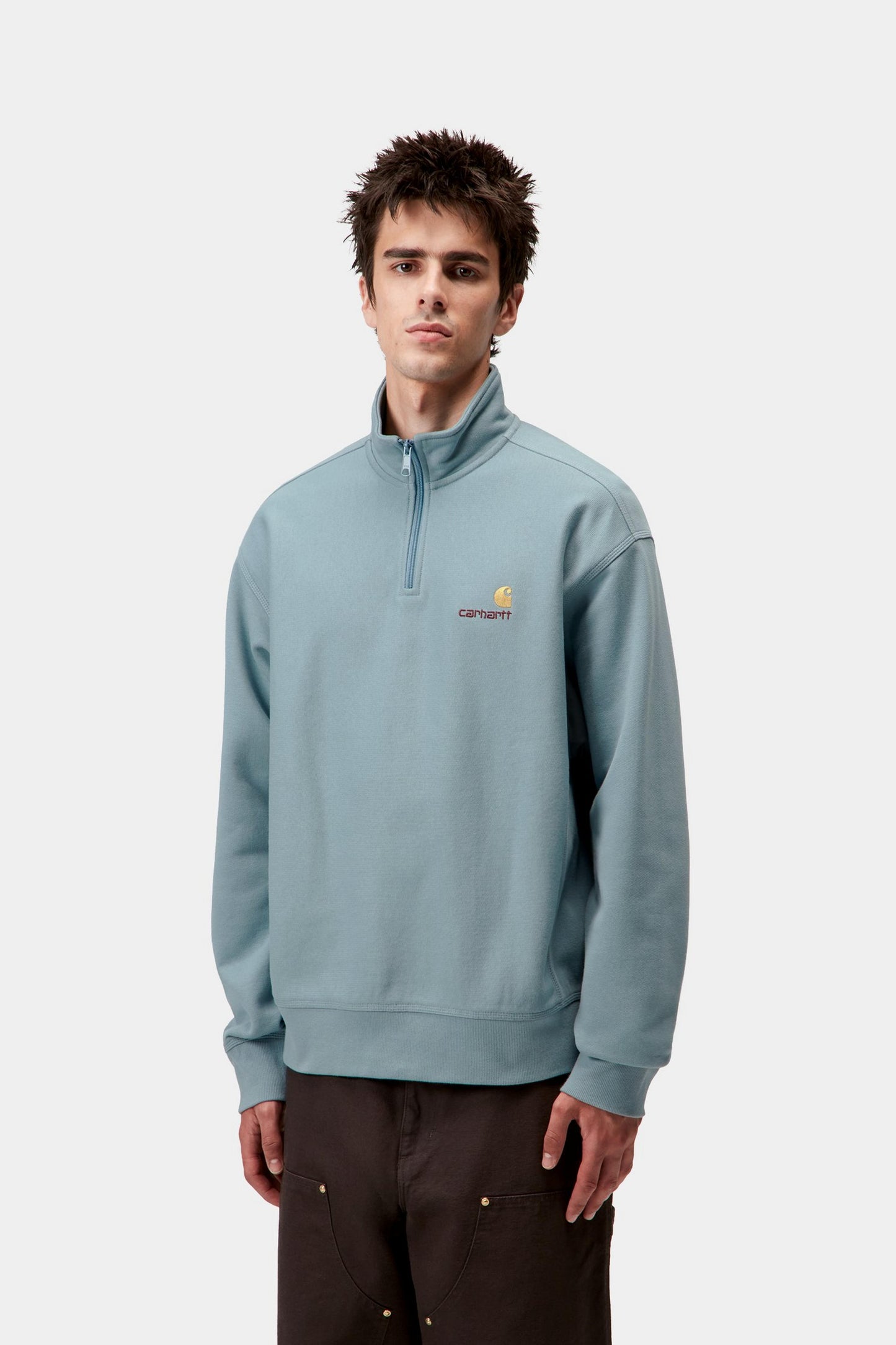 Half Zip American Script Sweatshirt