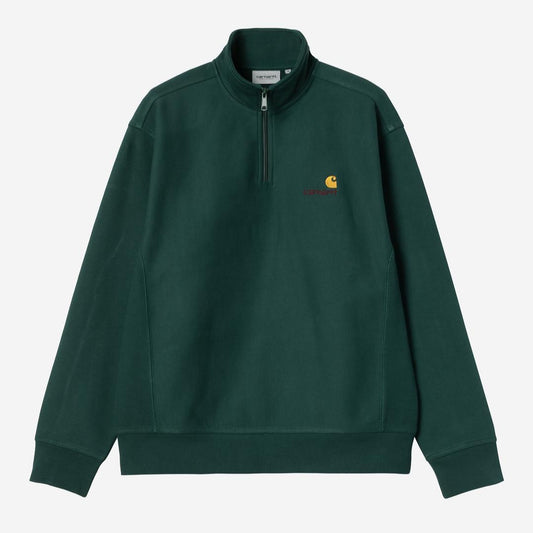 Half Zip American Script Sweatshirt