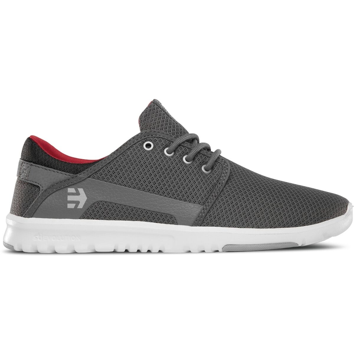 ETNIES SCOUT GRIS NEGRO ROJO