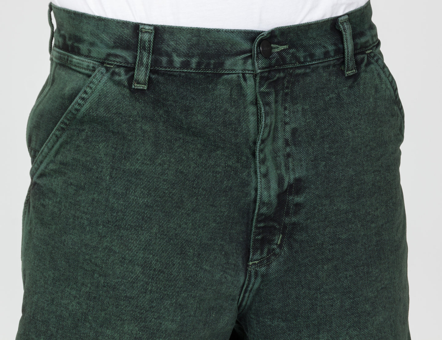 CARHARTT WIP SINGLE KNEE SHORT GREEN