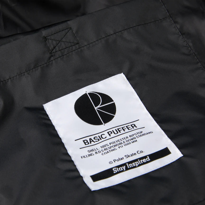 POLARSKATE BASIC PUFFER ( Black)